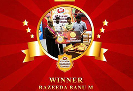 Kitchen Maharani Contest Winner - Sakthi Dairy